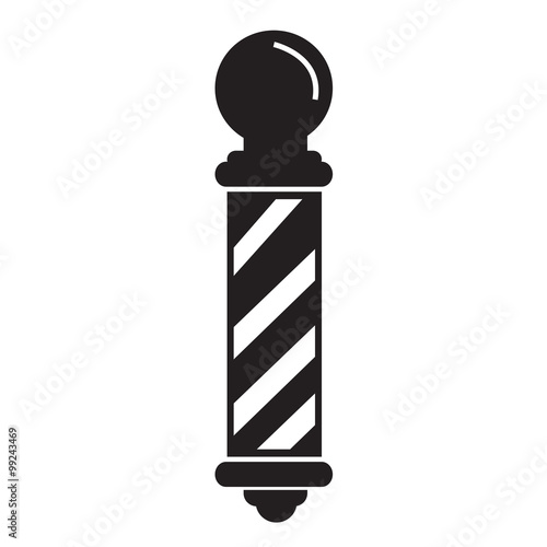 barber shop pole Icon Illustration design