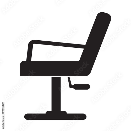 Barber Chair Icon Illustration design