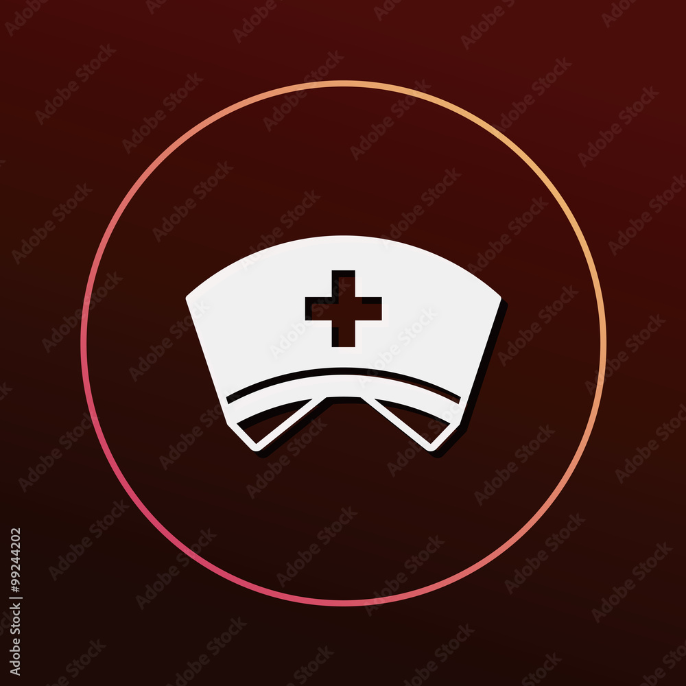 Obraz premium nurse hat icon