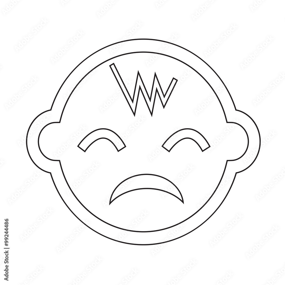 Baby icon Illustration sign design Baby icon Illustration sign design