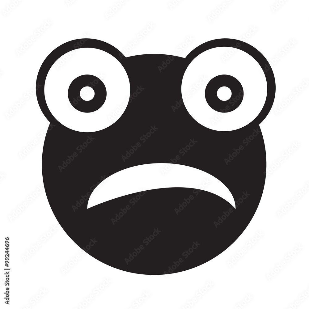 Frog emotion Icon Illustration sign design Frog emotion Icon Illustration sign design