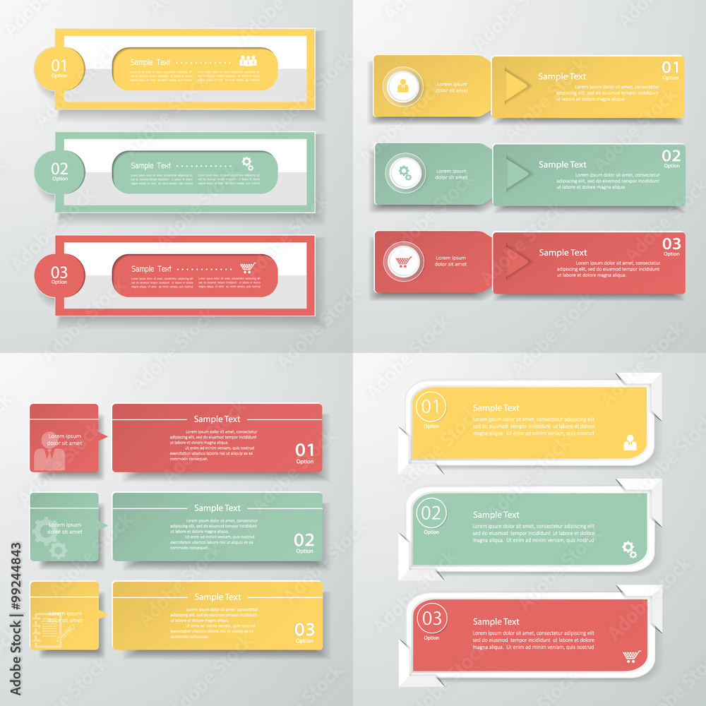 Infographic template for business concept