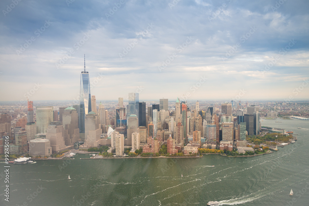 Obraz premium Manhattan skyscrapers in NYC