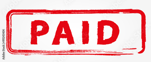 Red Paid Stamp