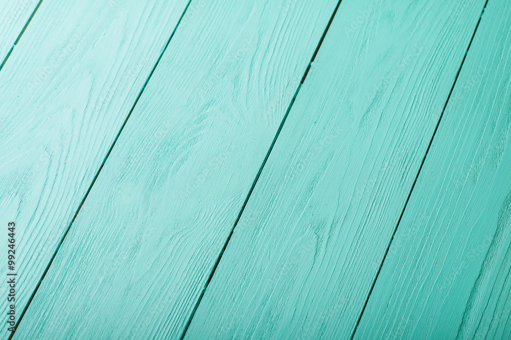 Obraz premium Blue wooden background. Top view and copy space.