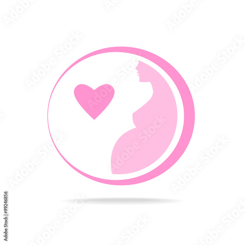 pregnant woman logo