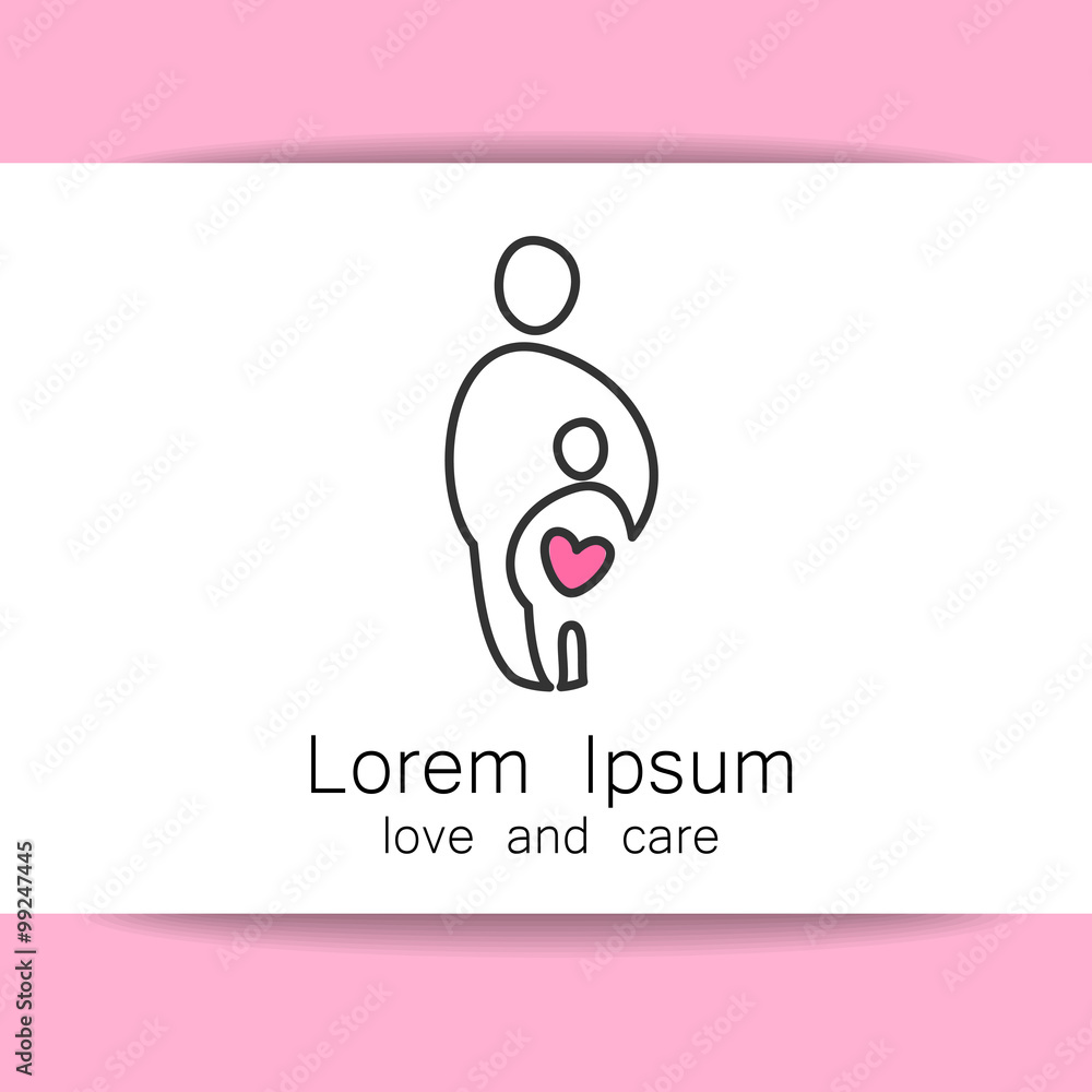 love care logo template love care logo template