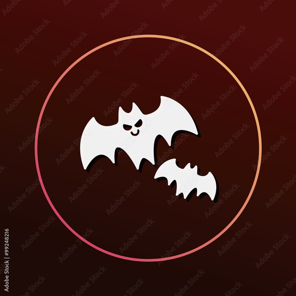 halloween bat icon halloween bat icon
