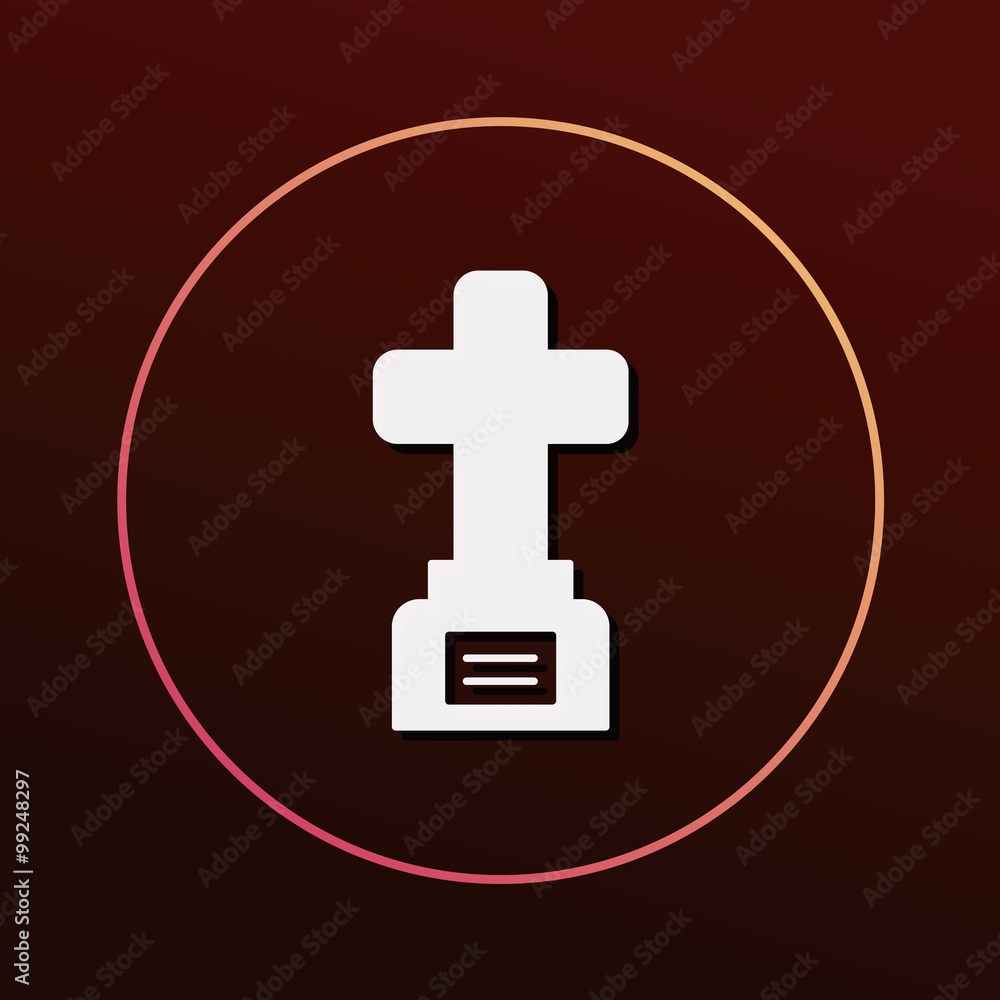 halloween grave icon halloween grave icon