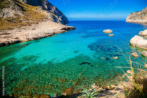Fototapeta Naklejka Na Ścianę i Meble -  clear water at the cape Formentor