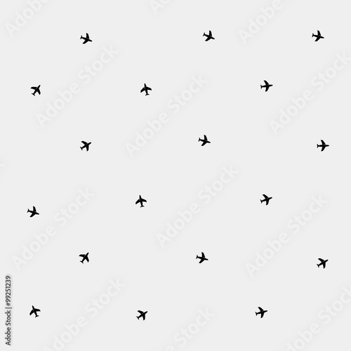 Geometric simple black and white minimalistic pattern  brick. Can be used as wallpaper  background or texture.