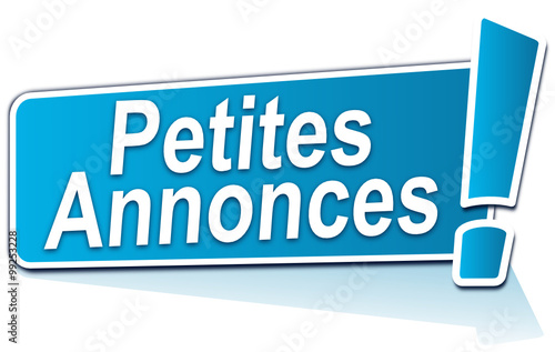 petites annonces sur étiquette bleue