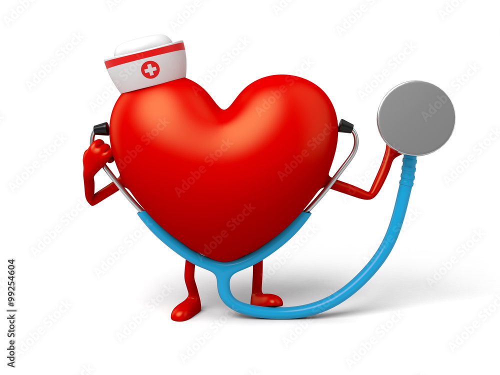 The 3d heart is a nurse The 3d heart is a nurse