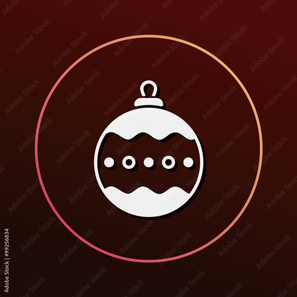 Christmas hanging icon