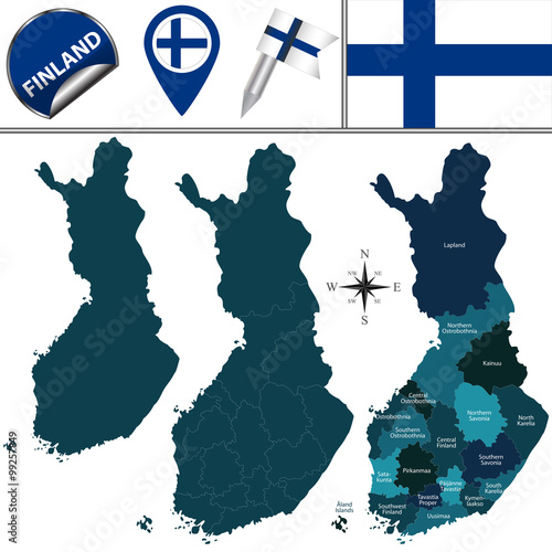 Map of Finland
