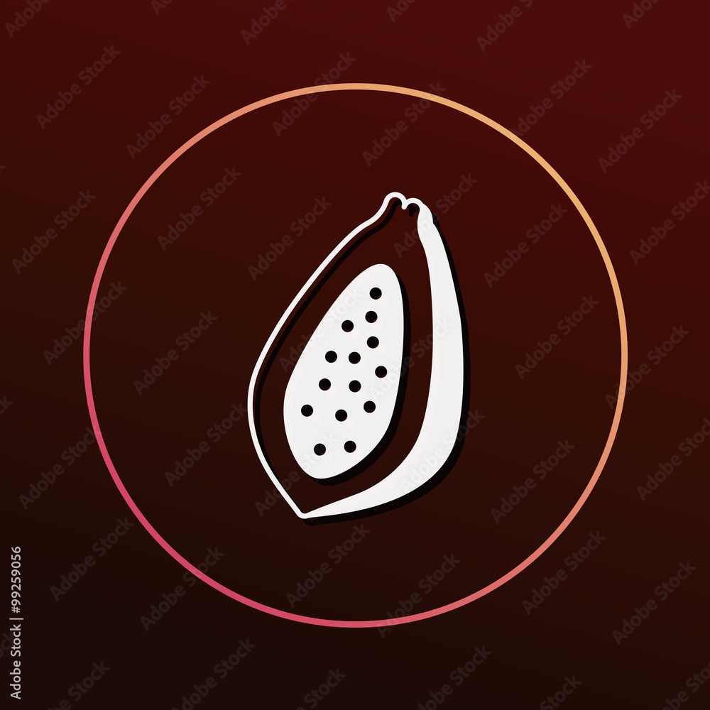 fruits papaya icon fruits papaya icon