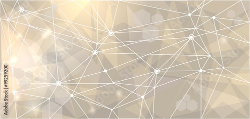 abstract mesh network background photo