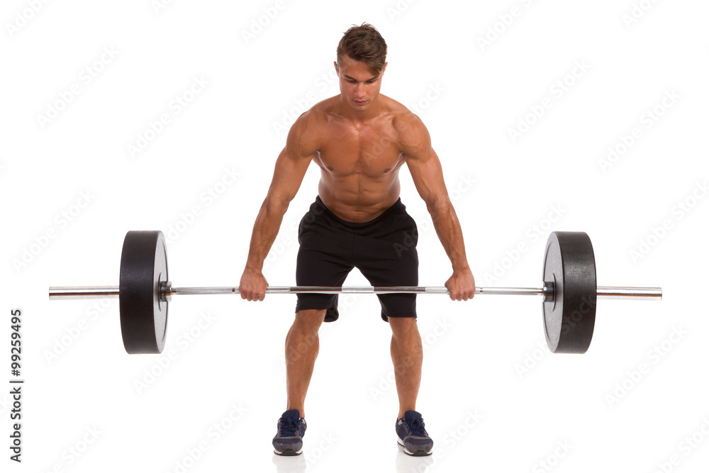 Deadlift Exercise Front View Deadlift Exercise Front View