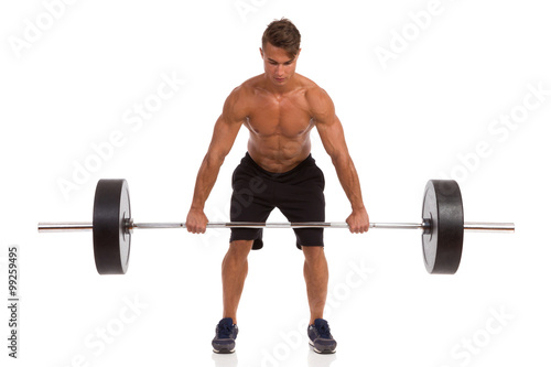 Deadlift Exercise Front View