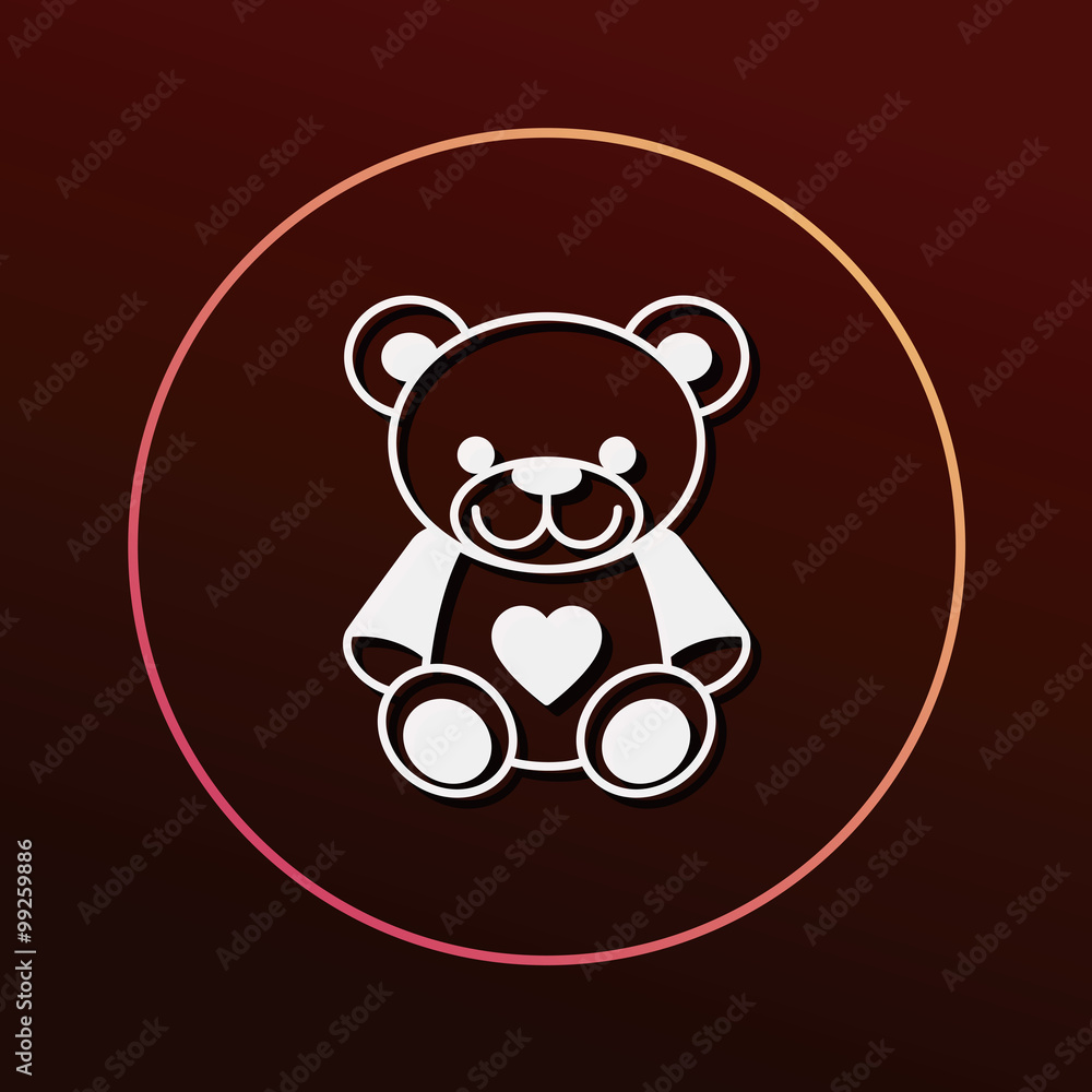 bear doll icon bear doll icon