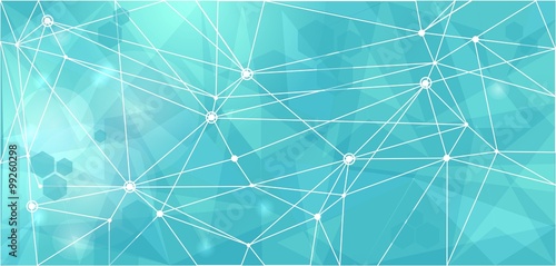 abstract mesh network background 