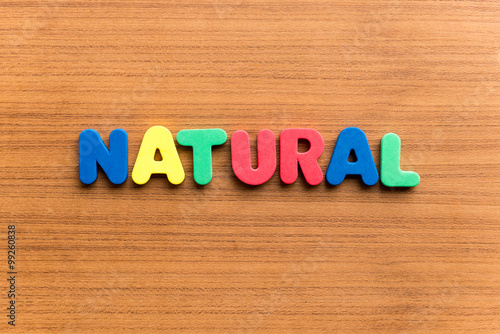 natural  colorful word photo