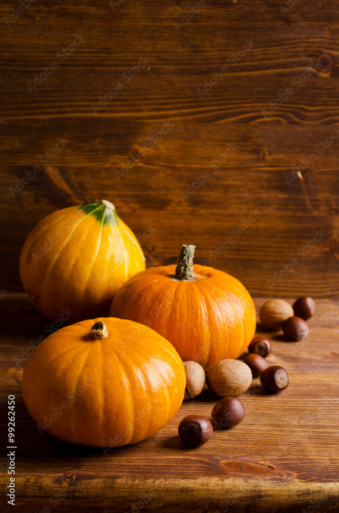 Pumpkins and nuts Pumpkins and nuts
