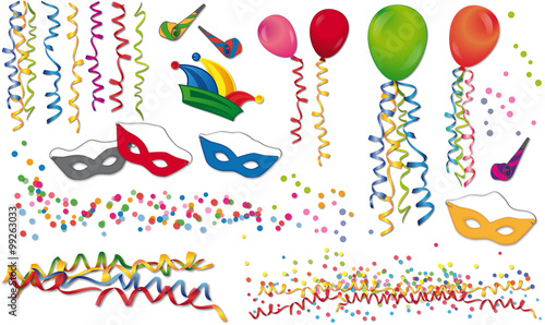 Karneval Fasching Party-Zubehör