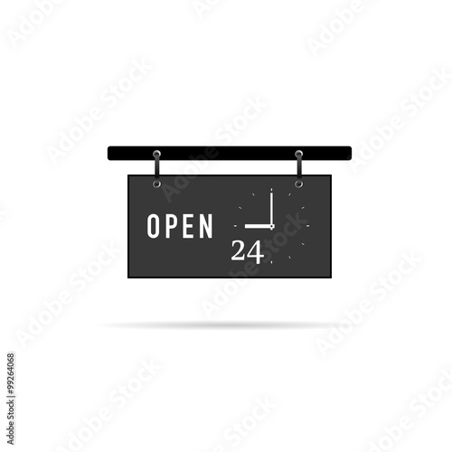 clock circle art vector illustration