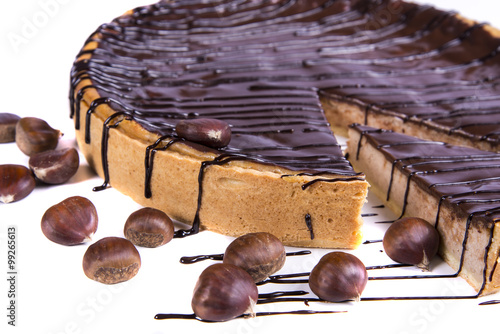 Maroons tart cake