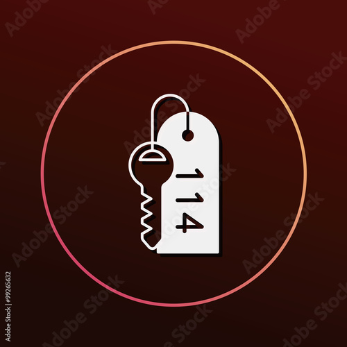 hotel key icon