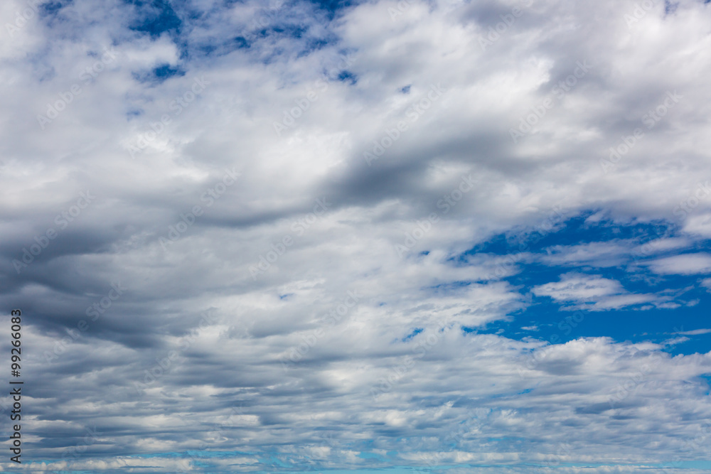 clouds in the blue sky clouds in the blue sky