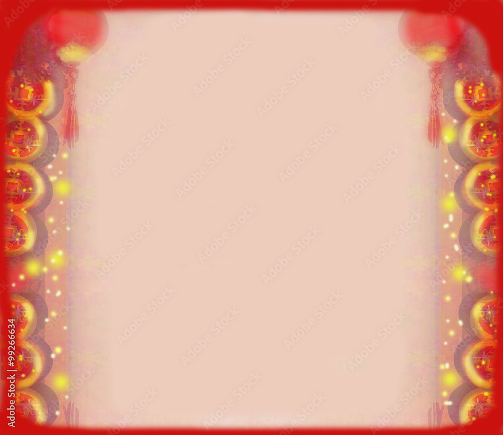 Obraz premium Chinese New Year card