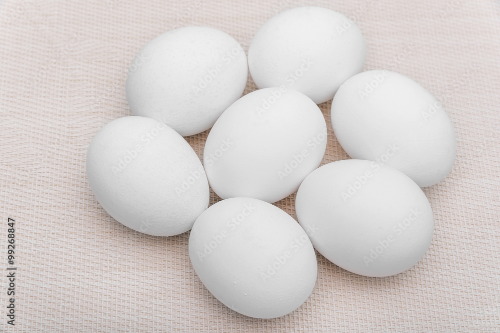 Eggs on the table. Eggs on the table.