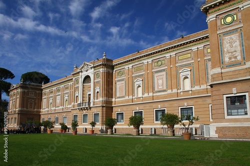 The building Vatican Pinakothek. Vatican City State