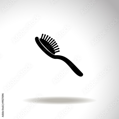 Comb vector icon.