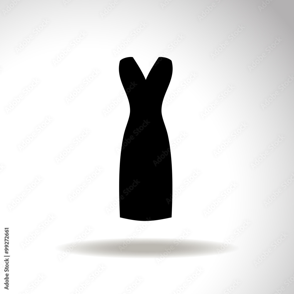Dress vector icon. Dress vector icon.