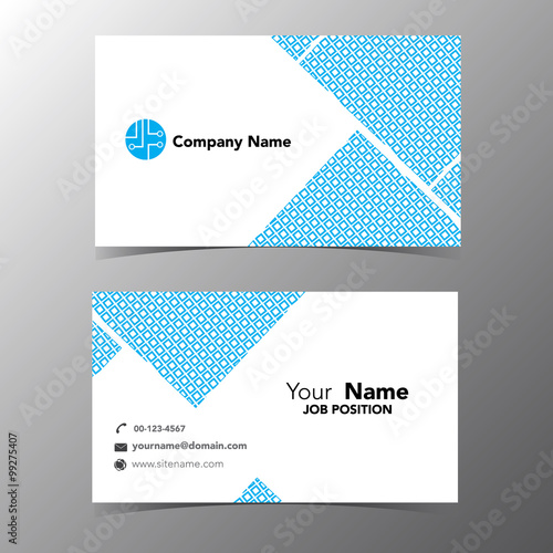 business name card template vector illustration eps 10