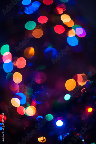 New year bokeh background