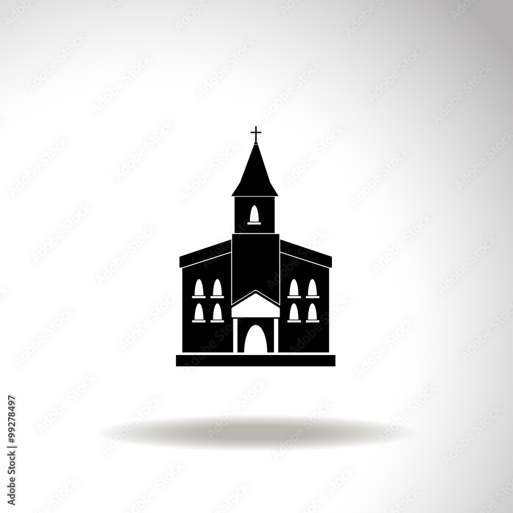 Church vector icon design