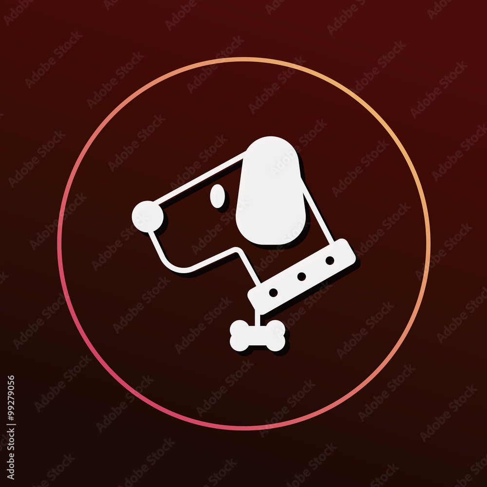 pet dog icon pet dog icon