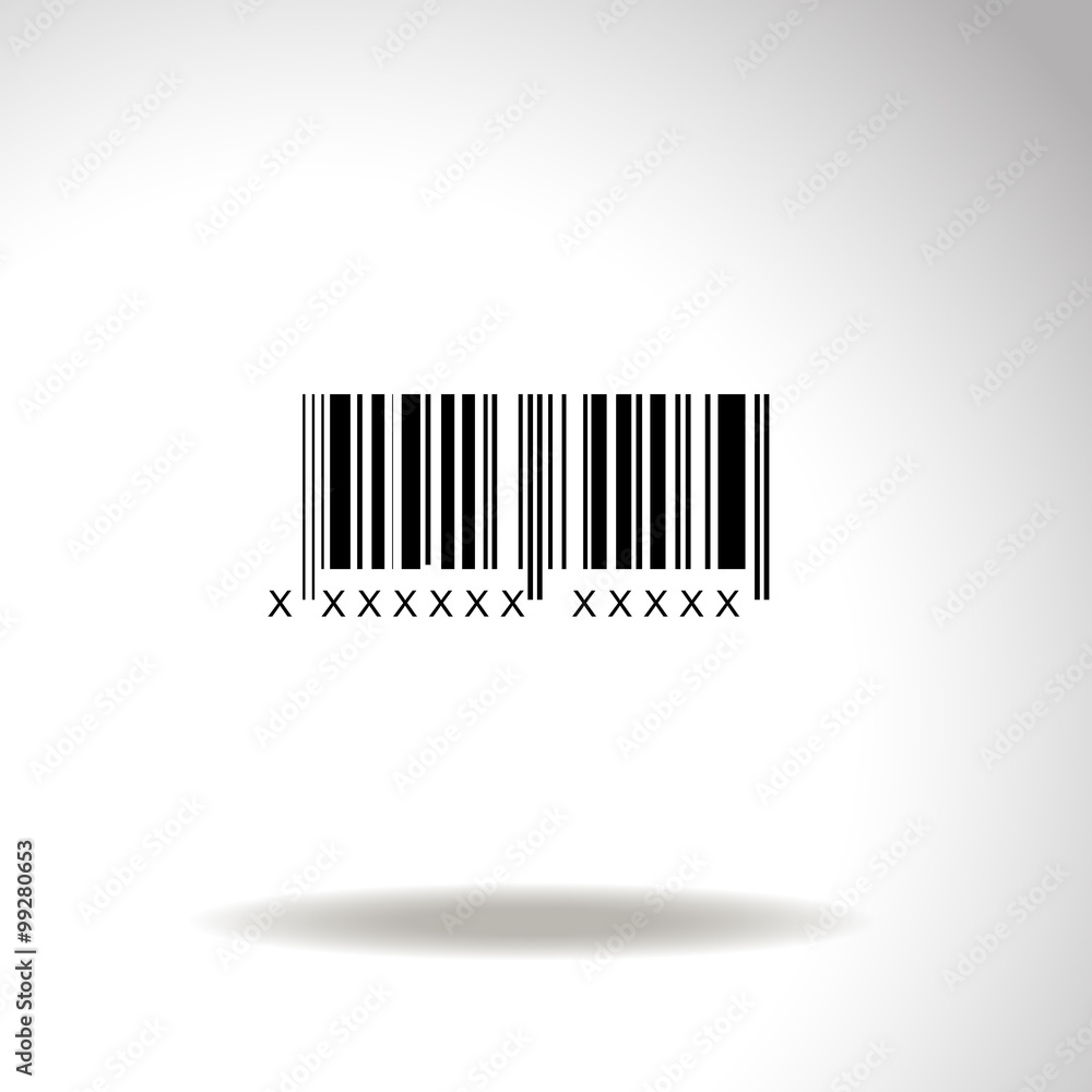 Bar code vector icon Bar code vector icon