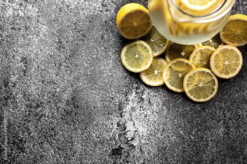 Картината върху платно Lemon Background