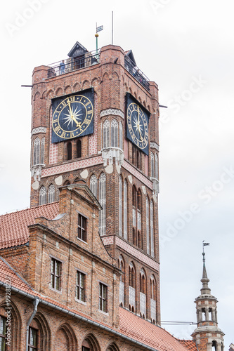 city hall of Torun  Rynek Staromiejski  Kuyavia-Pomerania  Polan