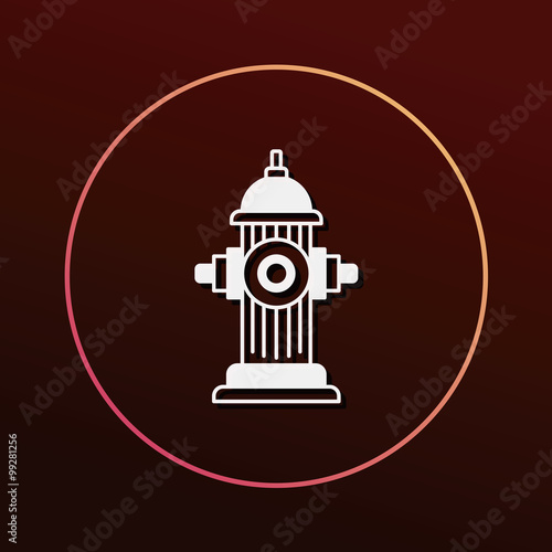 Fire hydrant icon