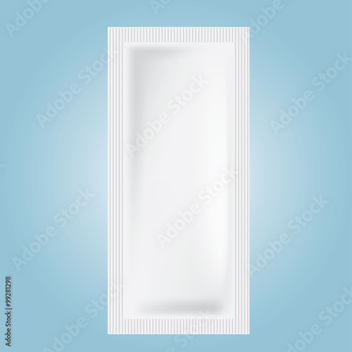 Illustration Mockup packaging sachet product