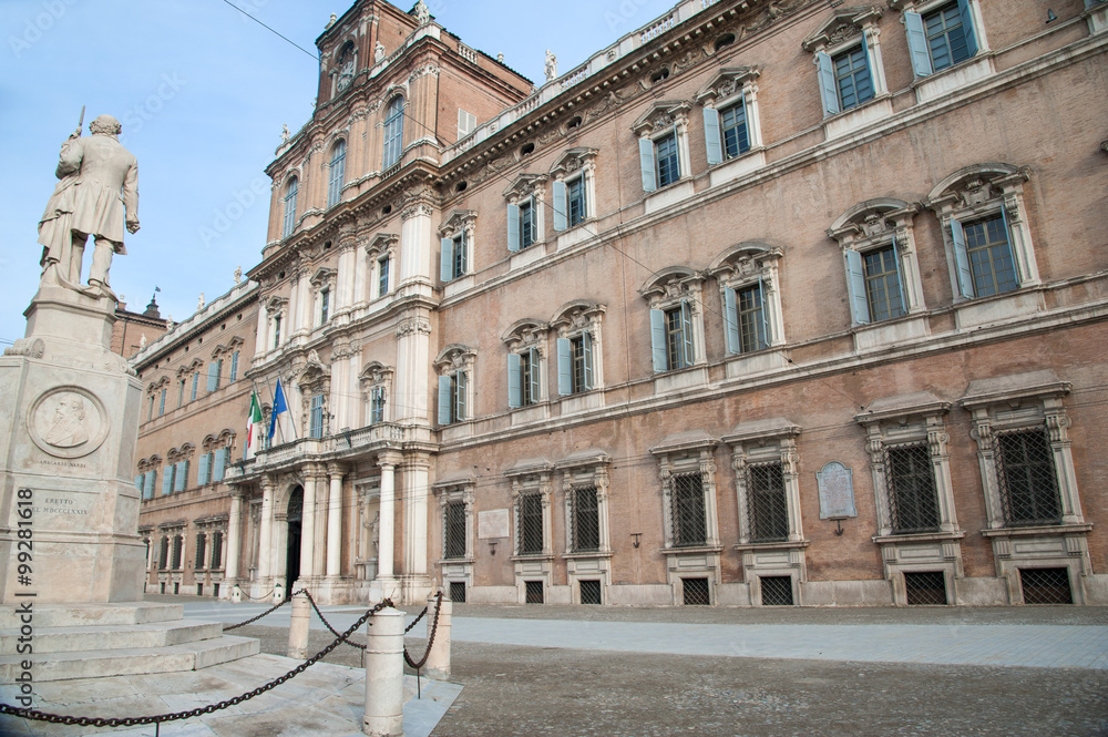 The ducal palace of Modena