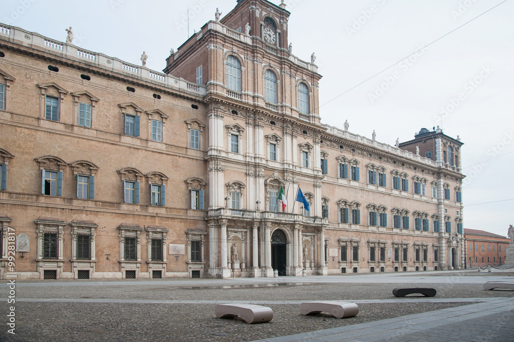 The ducal palace of Modena