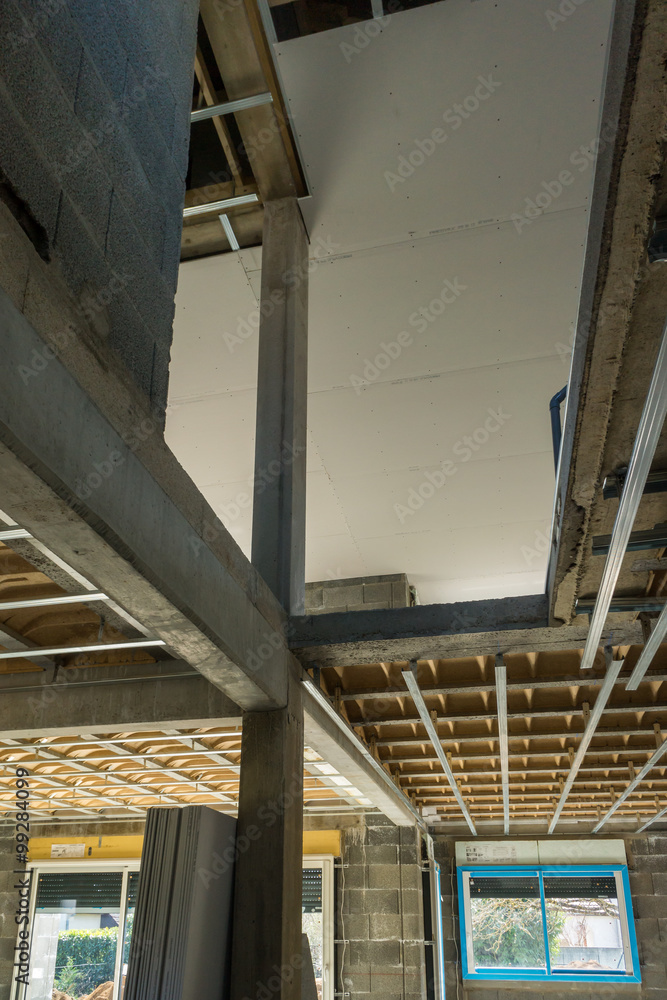 Fototapeta premium maison en construction