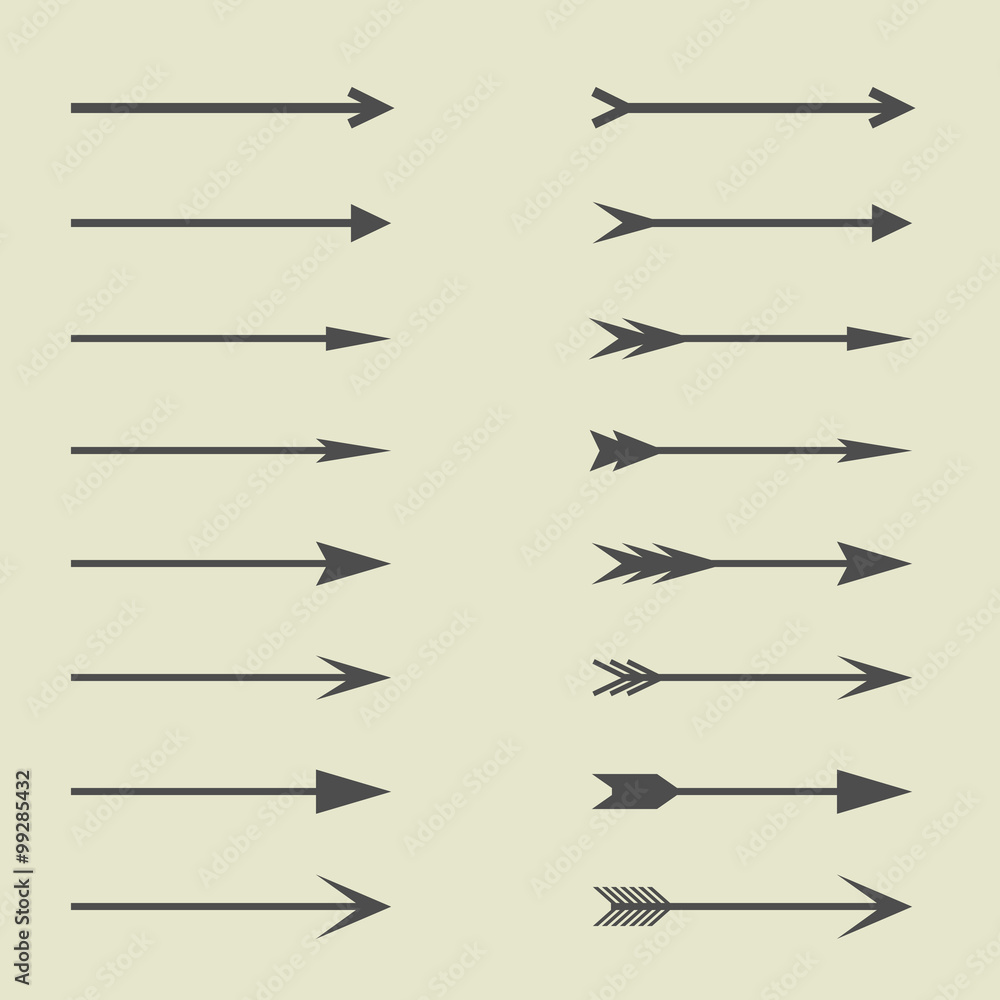 Arrow sign set